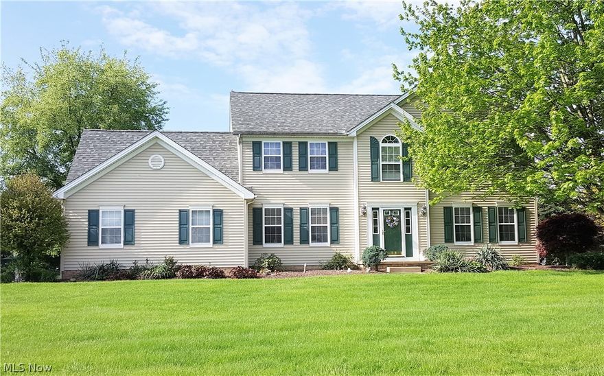 FEEL LIKE YOU ARE ACTUALLY INSIDE THIS HOME! WALK THROUGH THE 3D VIRTUAL TOUR AT http://bit.ly/29SgokO Beautiful, 4 bedroom home in desired Boardman neighborhood...Huntington Woods! This home features open concept of kitchen, dinette and family room. French doors off the family room open to a large deck overlooking nice size backyard and children's wooden playset.  The first floor also includes trayed ceiling in formal dining room, laundry room and half bath. The second floor master bedroom has cathedral ceilings, 11x12 sitting room with skylights and walk-in closet. The finished basement offers huge rec room with built-ins and a multi-purpose additional room with new carpet. Home improvements include new furnace 2010, tile 2010, roof  2013 and water tank 2016.  Home warranty included!