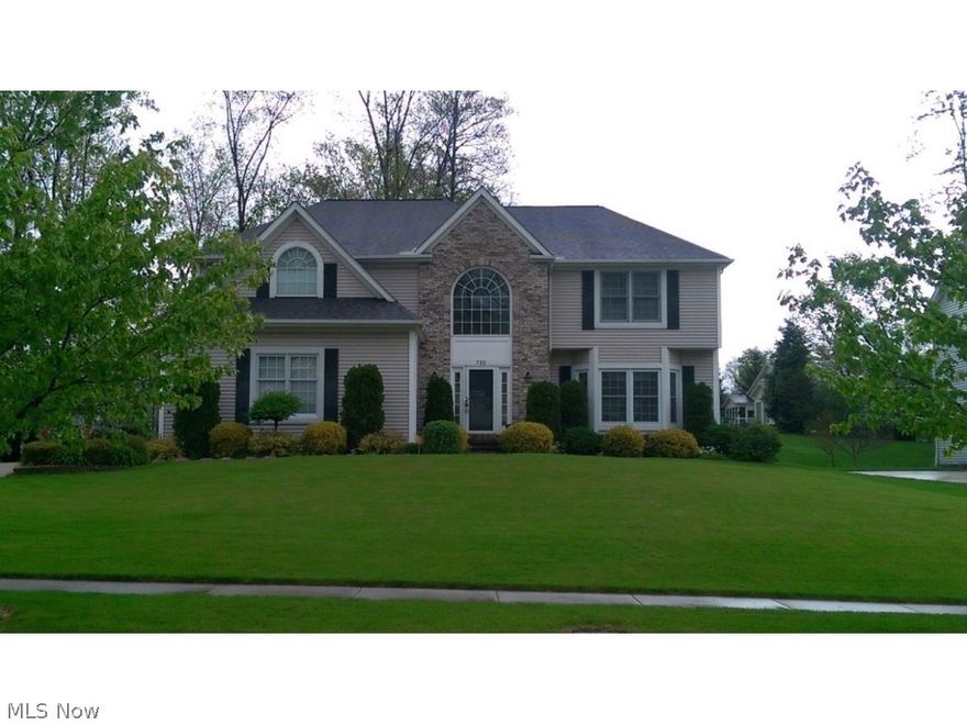Beautiful 4 Bedroom Colonial open concept Home, located in desirable Hawthorne of Aurora in Aurora, Ohio. Enter the well-lit 2-story foyer is flanked on one side by a bright and cozy living room - which includes a formal dining room (also off kitchen) with plenty of room to host Guests. The open kitchen features granite counters, tiled backsplash, Newer appliances: stainless Range, dishwasher, refrigerator & microwave. A center island and lots of cabinet space. Sliding doors off kitchen and family rooms lead out to the deck, patio and a large backyard. Relax in the bright and spacious family room with a gas fireplace, vaulted ceiling. Family room is open to the kitchen and is the perfect place for enjoying fam & friends. Upstairs feature a spacious master suite with his & hers closets, a glamour bath with dual vanities, a whirlpool tub and a separate shower area. Three additional bedrooms, a hall bath and laundry room completes the second floor. First floor Freshly painted in 2017. Lar
