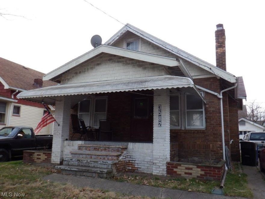 Great opportunity!  Total Rehab needed, but here is what you'll be getting:  All brick cape cod....relaxing full front porch....hardwood floors throughout....woodburning fireplace....full attic conversion possibilites....and a great location that supports much higher prices!