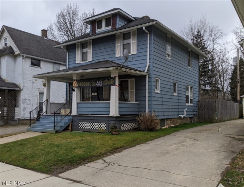 When opportunity knocks go for it! Quite and green street with the Black river on your back yard - a true oasis in Elyria downtown with close proximity to anything. This colonial has a newer roof and siding. Updated kitchen and bathroom cabinets. The whole house can be freshly painted and equipped with new appliances before closing. You have a choice between "move-in ready" and "as is"