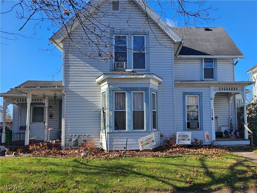 This property is spacious and ready for a family or an investor. This is a duplex with rental potential. Side one is a 2 bedroom 1 bath and the other side is a 1 bedroom 1 bath. OR it can be utilized together as there is a door that separates the spaces, great for the extra space for family and friends. This home or homes has endless possibilities, just waiting for the right owner to make it a master piece. This is an opportunity that wont last long, schedule your visit soon.