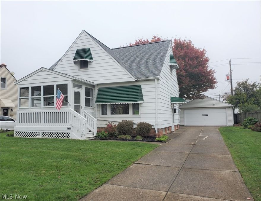 The pride of ownersip shows in this one owner home**This lovely Cape Cod is in the desirable city of Brooklyn situated on a quiet tree-lined street**The spacious eat-in kitchen has lighter cabinetry, lots of counter space and a full floor to ceiling pantry**All the kitchen appliances stay for your convenience**The living room and 2 bedrooms on the first floor boast beautiful finished hardwood floors and continue up the staircase to the upstairs master bedroom**The large master suite has 2 closets, built in drawers and space for a sitting room or home office**There are many updates to this home including; new roof and picture window in living room (2021), central air (2019), garage door opener (2018), washer and dryer (2015), furnace and kitchen appliances (2014)**The lower level has a finished family room with a bar, 2nd full bath, workshop area and loads of storage**The laundry room is also situated on the lower level and comes complete with washer and dryer**The front porch was enclo