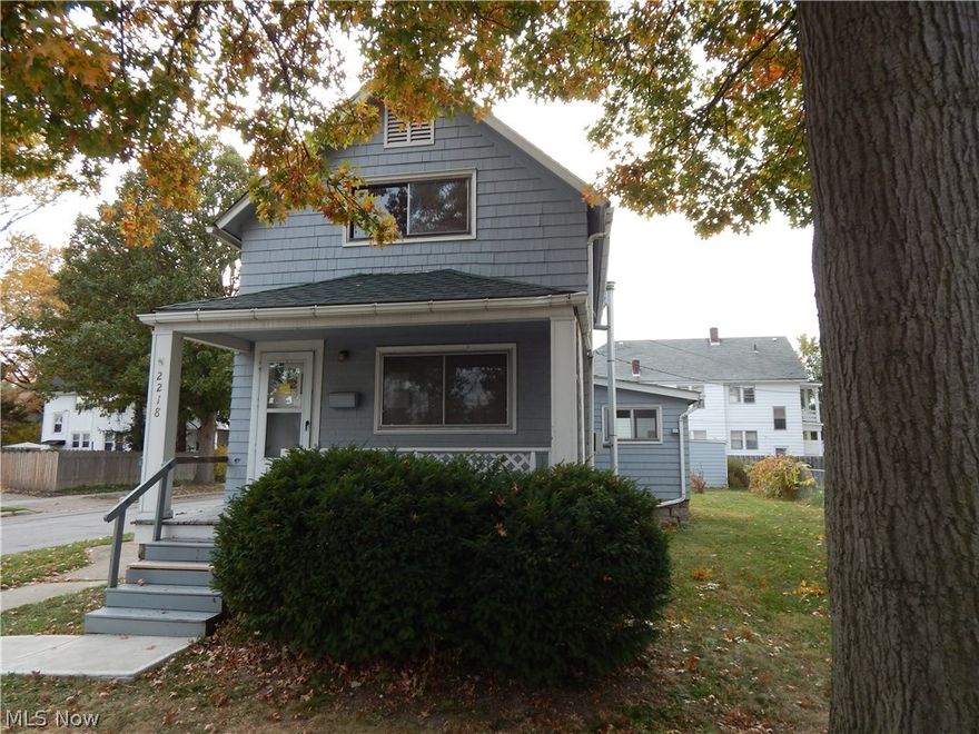 Cute 2 bedroom bungalow located in the heart of Lakewood! Nice sized living room. Hardwood floors! Kitchen with ample storage, cabinet and counter space. First floor laundry area too! Front porch is the perfect spot to relax and watch the seasons change. Don't miss the one car detached garage. Being sold as-is. Call today to schedule a private tour!