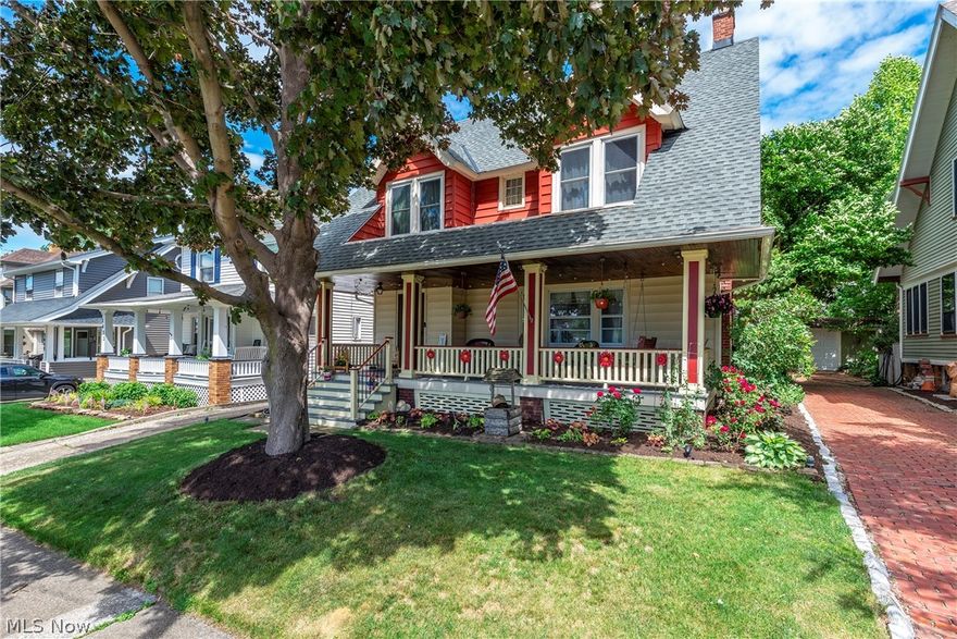 Welcome To 1457 Marlowe Avenue In The Heart Of Lakewood!  This 1909 Built Colonial Blends Together Character & Modern Updates!  Beautiful Natural Woodwork & Wood Floors Compliment The Updated Kitchen & Bath!  There Is A First Floor Laundry Room & Conveniently Located Half Bath.  The Second Floor Offers 3 Generously Sized Bedrooms As Well As A Home Office Or Bonus Room.  The 3rd Floor Attic Offers Additional Storage.  Updates Include Roof 2015, HVAC 2014, Tankless Hot Water 2014, & Windows (2016-2021).  The Unfinished Basement Has Nature Stone Flooring, As Well As The Original Laundry Hookups.  The Rear Yard Offers Privacy & Tranquility. The Classic Lakewood Front Porch Is A Perfect Place To End A Long Day!  Call Today For Your Private Tour.