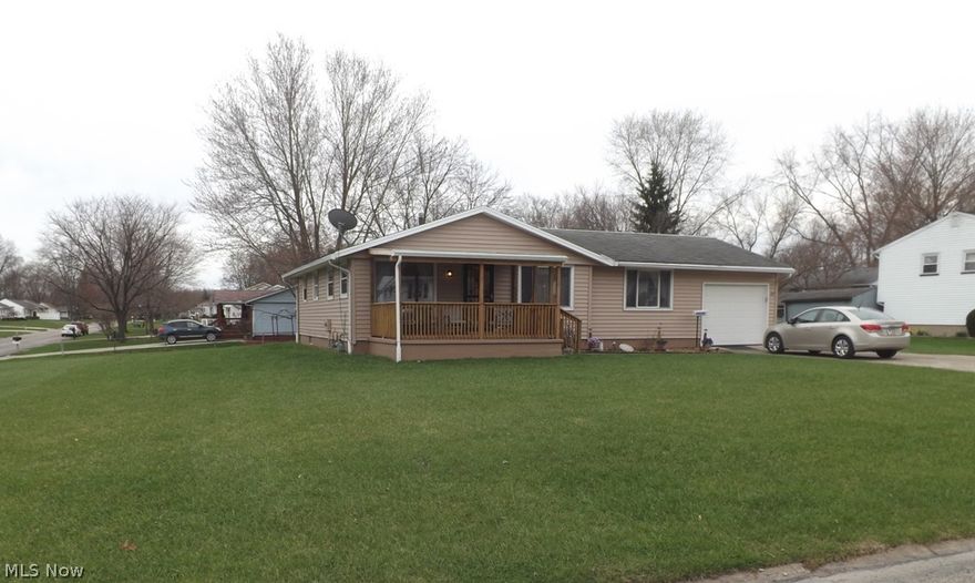 Totally Remodeled!  New Carpet, New Vinyl, Remodeled Bath, New Windows, New Hot Water Tank, New Front Porch, New Above Ground Pool and Deck in Rear, New Ceiling Fans,   Drain Spout Lines to Street, First Floor Laundry, Basement Waterproofed, New Payne Furnace,   All Ready for YOU!  Move Right In!    

One of Sheds does not stay