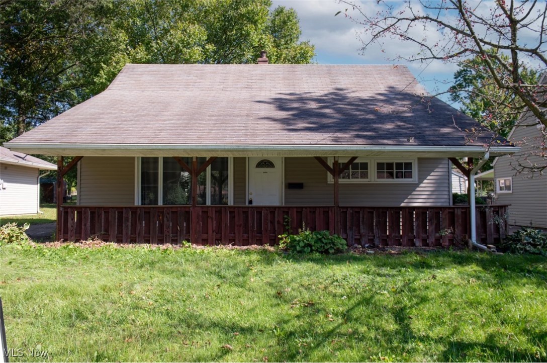 This stunning two-story Cape Cod residence, located in the highly sought-after Austintown Township school district, exudes charm and sophistication. The home boasts a lovely covered front porch overlooking the peaceful surroundings, a gourmet kitchen with custom-crafted cabinets, and a sizeable living room. The first floor features two bedrooms, while the upstairs can be used as additional bedrooms or even office space upstairs. All bedrooms offer ample closet space. The backyard is perfect for outdoor entertaining, complete with a deck and fire pit. This move-in ready home has been updated with new carpet and fresh paint throughout. Don't miss out on the opportunity to make this exceptional property yours! Schedule your showing today!