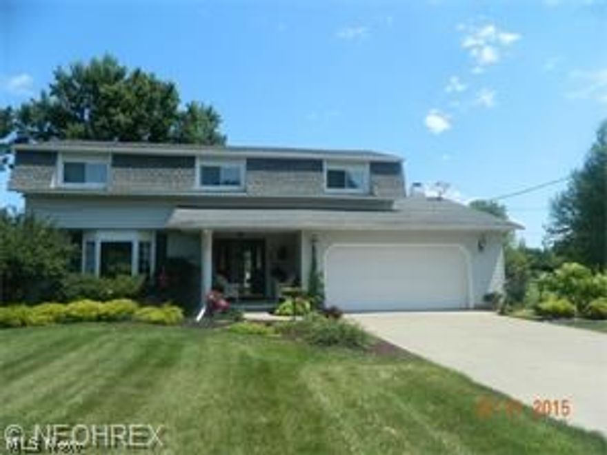 This one owner home is looking for a new family.  This spacious colonial is situated on just shy of a half acre in North Ridgeville, just south of Lorain Rd.  The home has been remodeled and updated over the years from top to bottom.  Full list of items can be found in the attachements to the listing.  Contact list agent for a copy.  4 bedrooms, 2.5 bathrooms, full, partially finished basement, second floor laundry(could be returned to basement)   The lot has beautiful landscape, front porch, back deck, pool, Koi pond and 10x12 storage shed for additional outdoor storage.  Minutes to I 480 and the Ohio Turnpike, Crocker Park, downtown Cleveland.  No HOA.  Call list agent for more details and a private showing.