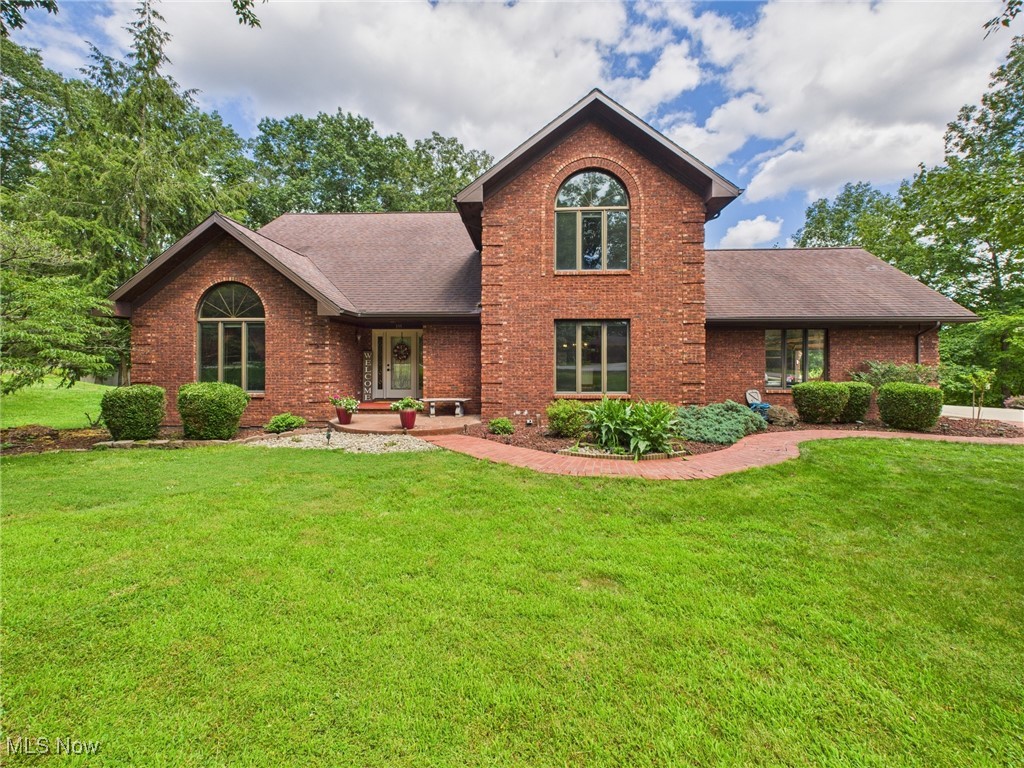 Freshly Updated Brick 1.5-Story on a Serene Acre — Over 5,100 Sq. Ft. of Living Space!
Temporarily off the market to receive a beautiful refresh, this impressive brick 1.5-story home is back and better than ever — with fresh interior paint, brand-new carpet, and a sprawling 5,100+ sq. ft. of living space. Perfectly positioned on a lush, landscaped acre at the end of a peaceful cul-de-sac, this property blends privacy, comfort, and versatility just minutes from town.
The main level features a primary suite retreat with vaulted ceilings, skylights, private screened-in porch and deck access, and a spa-like bath with jetted tub, open shower, and huge walk-in closet. The inviting living room centers around a dramatic fireplace and open stairwell leading to a loft area with three generously sized bedrooms — two sharing a Jack-and-Jill bath with separate sink lobby for added convenience.
This home’s multi-generational potential shines with two full kitchens — one on the main level and another in the finished lower level — plus laundry facilities on both levels. The walk-out lower level also offers a spacious family room, full bath, and your own private sauna.
Fresh, move-in ready, and thoughtfully designed, this home delivers the space and flexibility you’ve been searching for. Whether you’re hosting large gatherings, accommodating extended family, or simply enjoying the peaceful surroundings, this is a property that truly has it all.
All measurements are approximate.