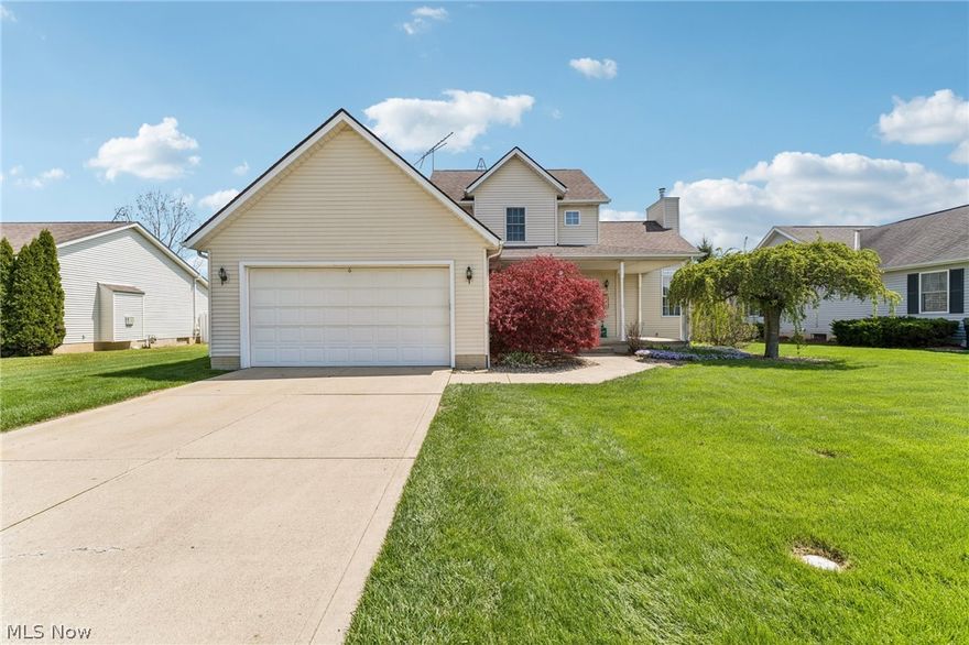 Welcome to Wellington OHIO! Located in the Parkside Reserve Homeowners Association, this 4 bedroom, 2.5 bath, 1,650SF colonial sits on 0.31acre, offering exactly what you've been looking for! Partially finished basement is not included in the recorded SF of the home, adding another approx. 750SF for a total of approx. 2,400SF! 1st floor main bedroom with walk-in closet and an attached bathroom which hosts a jetted tub, stand up shower, and dual vanities! Open concept floor plan with a sizable living room, dedicated dining area, plenty of cabinet space in the kitchen, and a common half bath to round out the first floor. The second floor hosts 3 bedrooms and the second full bath with plenty of storage space. The basement was being used as a wood working shop and has plenty of power for whatever you'd like to turn it into; movie theater, online gaming arena, go wild! Walk into the back yard where you'll find a beautiful back deck with composite boards replacing the old decking as of last year, an above ground pool that stays, and a storage shed in the back for pool supplies or lawn equipment. Minutes from downtown Wellington, located in a great looking neighborhood, come check this home out before it's gone!