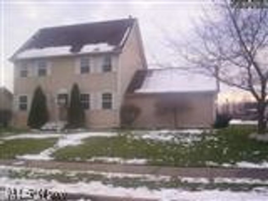 Newly Remodeled Colonial with 3 Bedroom 2 1/2 Bath. New flooring, freshly painted, new garage door.  Center Hallway Entry, Great Room, Dining Room. Laundry room. Master Bedroom Has Full Bath and Dressing Room. Sliding glass doors in dining room lead to white Vinyl deck. 2 car attached garage. Corner lot with nice -sized yard with partial white vinyl fence.