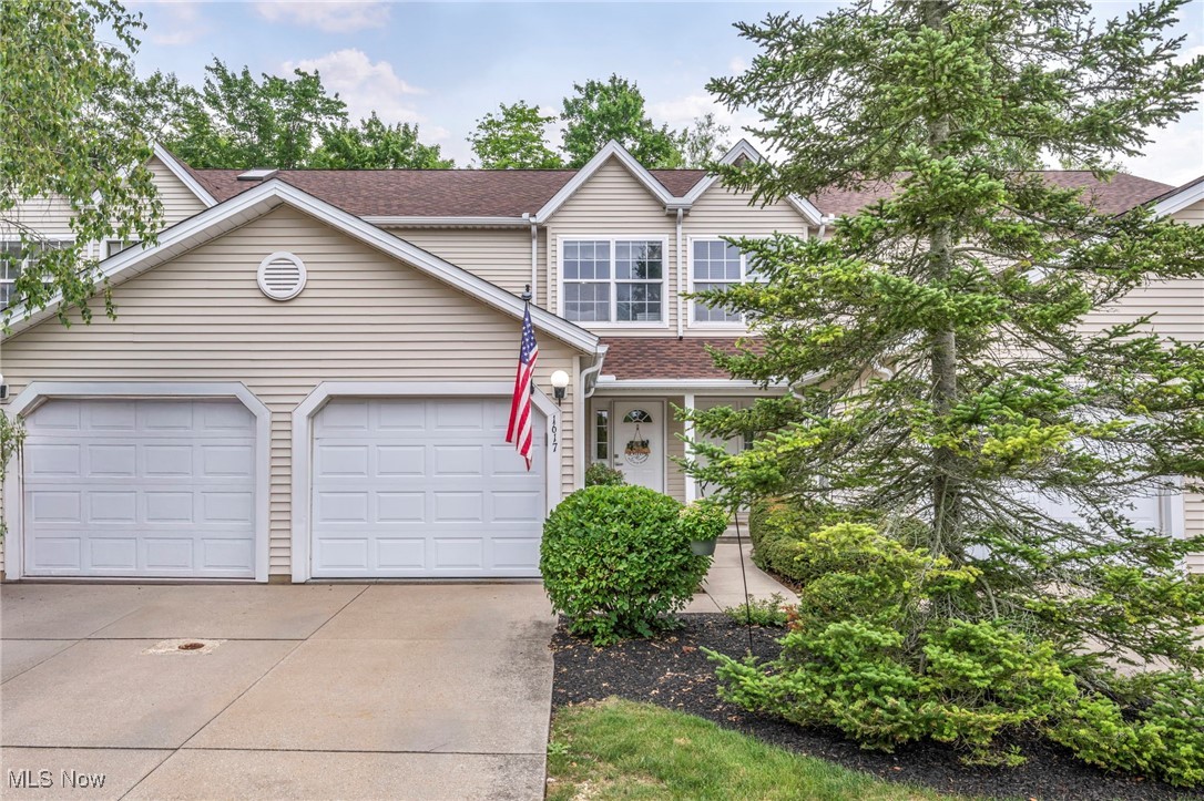 Move-in ready townhome located on a premium wooded cul-de-sac lot with no neighbors behind in the Maplewood community of Streetsboro. This home includes a finished lower level and 2.5 baths. An updated kitchen INCLUDES all black stainless steel appliances and has a pantry. A living room has direct access to a private patio. An attached 1-car garage and on-suite laundry room rounds out the tour. Recent updates include: Replaced roof (2025), hot water tank (2022), kitchen countertops, microwave, sink & faucet, backsplash, and cabinet hardware and refreshed cabinets (2022), installed pantry in kitchen (2022), closed in stairway to 2nd floor (2024), replaced carpet on stairways (2024), replaced balusters and railings (2025), replaced blinds & shades throughout (2024), replaced garage door spring (2025), garbage disposal (2025), master bath toilet (2025), mirrors in half bath and master bath (2023), light fixtures in all baths (2025), installed ceiling fan in 2nd bedroom (2024), stained fences and rail on patio (2024), replaced all doorknobs, door hinges, outlets, switches & covers (2025), installed a smart thermostat (2023), replaced doorbell (2024), painted throughout (2025), and much more! INCLUDED are ALL kitchen appliances, washer/dryer, and a 1-year home warranty. The low monthly HOA fee also includes landscaping and snow removal. Conveniently located near I-80, OH-43, OH-303, Kent State University, lots of shopping, restaurants, parks, and many other local attractions.