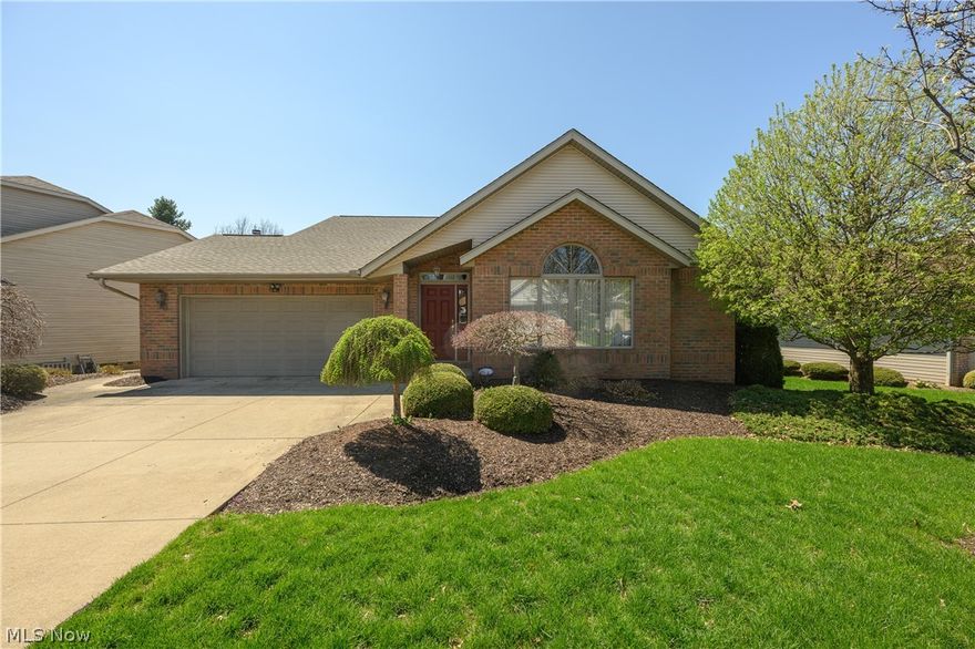 Original owners of this custom built 2, possible 3, bedroom ranch in Austin Estates. Great room with vaulted ceilings, gas fireplace and large windows for great lighting. Eat-in kitchen with bayed window eating area, center island with granite counters - perfect spot for your morning coffee. 2 Master suites on the main floor. 1st Floor laundry with laundry sink, cabinets, ironing board and half bath. Walk-out basement with nature stone patio, office, family room, office and full bath. Enjoy relaxing on the wrap around deck. 2 Car attached garage with nature stone floor, hot and cold water and heater. $100 HOA fee. 3 Overflow parking lots and walking trail. Roof in 2026, HVAC in​​‌​​​​‌​‌​​​‌‌​​​‌‌‌​​‌​​‌‌​​​​ 2023.