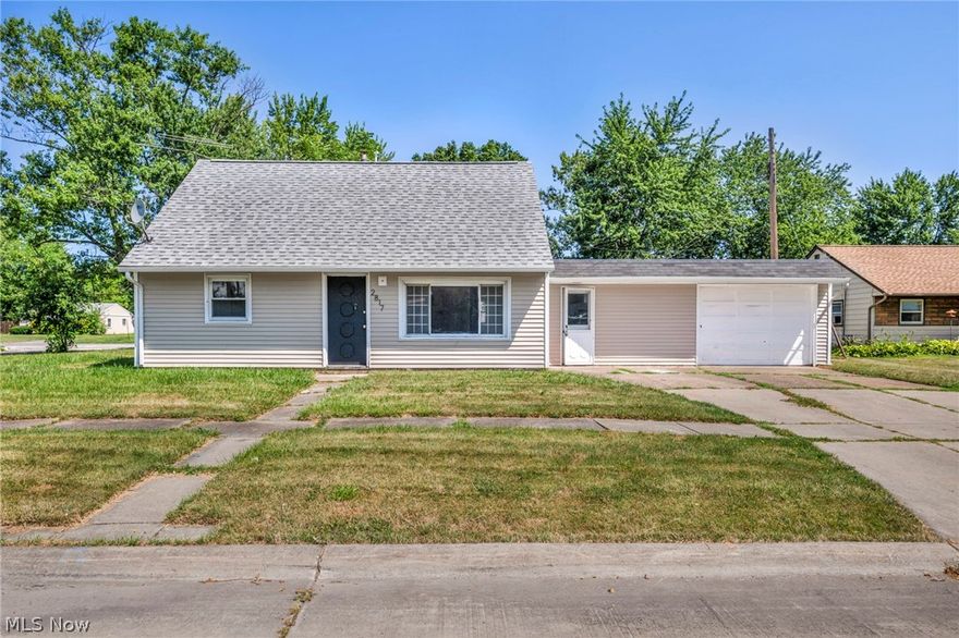 Welcome to this exquisite four-bedroom Cape Cod, ideally located near schools, shopping centers, and the picturesque shores of Lake Erie. This recently updated residence features an attached two-car garage and is positioned on a generous corner lot. In 2024, the property underwent significant enhancements, including new siding, an upgraded electrical system, and elegant luxury vinyl plank (LVP) flooring throughout the main living areas, paired with plush new carpeting in the bedrooms. The entire interior has been freshly painted, creating a bright and airy ambiance. The remodeled kitchen boasts modern amenities, while the updated bathroom offers a fresh and clean space. Additionally, new baseboards and door trim throughout the home add a refined touch. This turnkey property seamlessly blends comfort and convenience, offering a prime opportunity to experience the best of Lorain living.