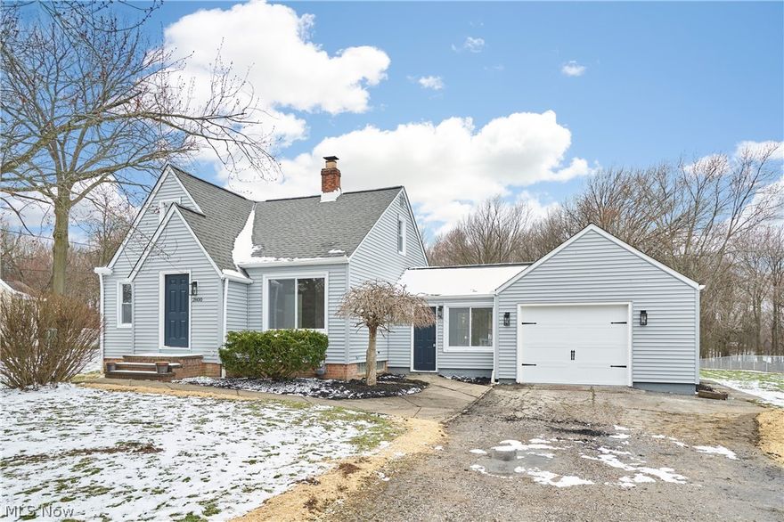 Stunning Fully Remodeled Bungalow in Willoughby Hills! 3 Bedrooms and 2 Full Baths. The First Floor Features a Well-Appointed Kitchen with Quartz Countertops and Stainless Steel Appliances, a Nicely Sized Living Room, an Eat-In Kitchen, Two Bedrooms, and a Full Bath! The Entire Upstairs is a Spacious Master Suite Offering Privacy and Relaxation. The Partially Finished Lower Level Includes a Recreation Room, Utility Room, and Laundry Room for Added Flexibility. Attached 1-Car Garage with a New Garage Door. New Windows Throughout! Expansive .45-Acre Lot. Prime Location Near Parks, Freeways, Shopping, and Golf! Schedule a Showing Today!