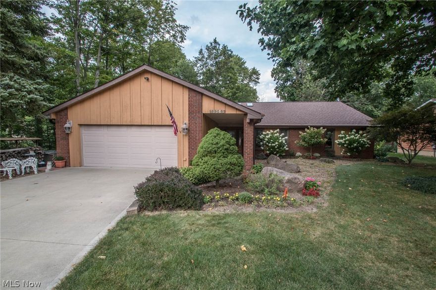 Welcome to this Gorgeous Sprawling Ranch located on a Beautiful Cul-de-sac!

So many updates with no expense spared! Just to name a few on the exterior...Newer driveway, with stamped concrete entrance, roof, windows, insulation and skylights! Step inside to bright open floor plan with vaulted great room and custom built-in fireplace area. Updated kitchen features granite counters, island with built in stove and all stainless steel appliances! Kitchen also features wet bar making it perfect for casual entertaining! Expansive master bedroom offer's huge walking in closet and private master bath with dual vanity marble counters! Back yard setting will be appreciated for just relaxing or any and all entertainment needs! Back yard is private, wooded and features large wrap around deck! Don't miss the oversized garage with loads of built-in cabinetry, hot/cold water, and of course heated! All this in a great location make this home a true must see! Call today for your private tour!