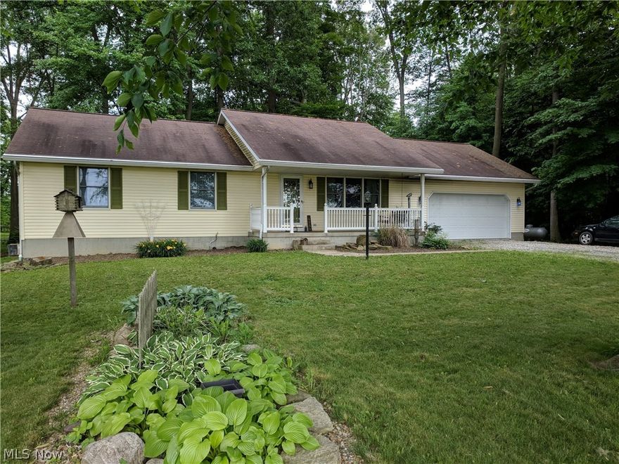 Are you looking for peaceful living? A nice hideaway in the woods? Here is your place! This 3 bedroom, 2 full bath home enjoys the life in the woods and all the wildlife and joys of that lifestyle, but also is just outside of town with the conveniences of that lifestyle.