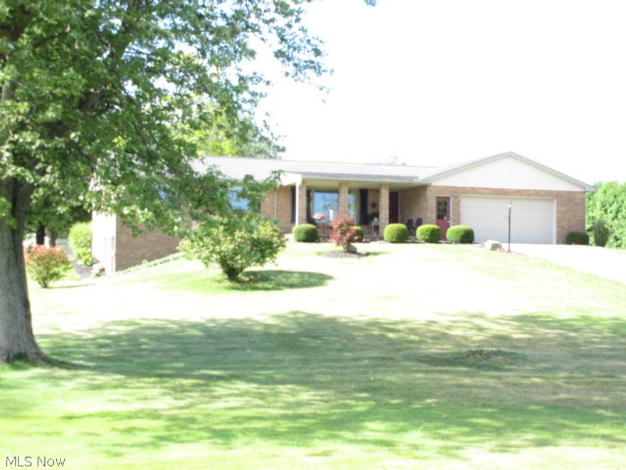 Refreshing Country Living On 1.67 Acres.  Relax on The Covered Front Porch and Enjoy The Views, Immaculate Home Offers 1st Floor Family Room With Woodburning Fireplace and Doors Leading Out To Deck, Nice Kitchen and Dining Area, Formal Living Room, 1/2 Bath For Quests, Waterproofed Walk Out Lower Level,  and For The Guys A Really Nice Pole Barn.