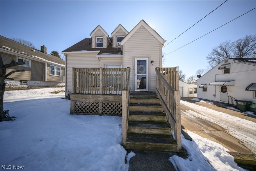 Welcome to this charming and thoughtfully updated home that proves great things truly do come in small packages. From the moment you arrive, you’ll appreciate the inviting feel and manageable size of this 647 square foot gem. Step inside and you’re greeted by updated flooring that flows seamlessly throughout the home, creating a fresh and modern look while maintaining warmth and character. The kitchen has been beautifully redone and serves as the heart of the home, featuring rich wood cabinetry, updated countertops, and plenty of space to prepare your favorite meals. Whether you're cooking for yourself or entertaining guests, this space is both stylish and functional. Upstairs, the entire level is dedicated to a spacious owner’s suite a private retreat designed for comfort. You’ll love the generous layout, complete with a walk-in closet and a wonderfully updated full bath on-suite. It’s the perfect place to unwind at the end of the day. Outside, the fully fenced backyard offers room to relax, play, or entertain ideal for pets, kids, or summer get-togethers. A detached garage provides convenient parking or additional storage, and the shed gives you even more space for tools and seasonal items. Located close to major highways, restaurants, and shopping, this home offers both comfort and convenience in one affordable package. If you’ve been looking for a move-in ready home with updates already done for you, this is it. Don’t wait, call today to schedule your private showing!