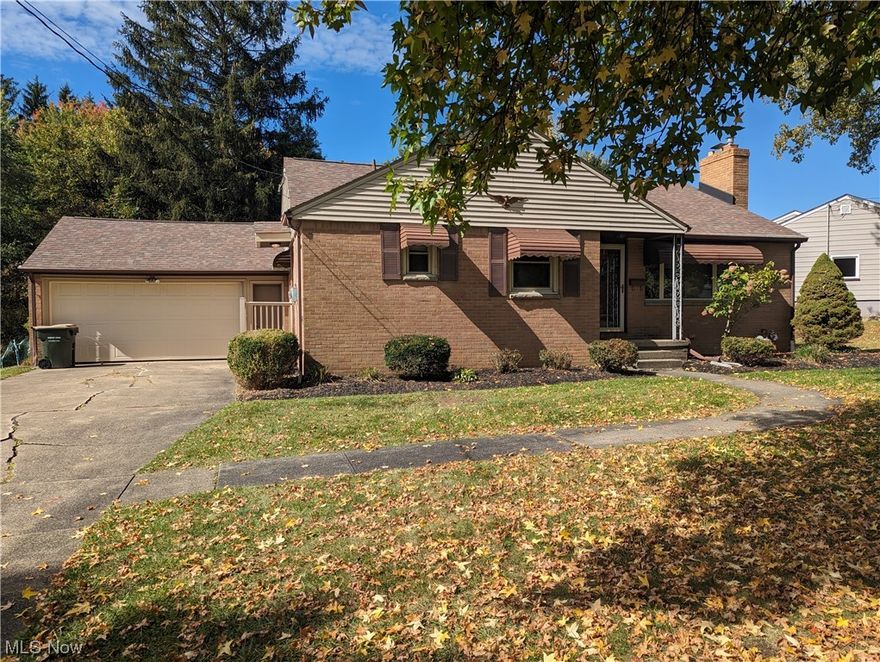 This beautifully maintained brick ranch is waiting for you near the heart of Poland Village! You will enjoy the spacious living room which includes a gas fireplace and large picture window. The spacious eat in kitchen features solid maple cabinets, a new refridgerator, and unique built-in corner cabinet with leaded glass. The amazing wood floors can be seen throughout most of the home. This is a three bedroom home with one of those adorned with knotty pine panelling. The first floor bath is split so you never lose access to the sink and vanity mirror. A second full bath is located in the basement along with laundry, and a large rec-room. Both the roof and hvac system were updated in 2019. All custom blinds stay!