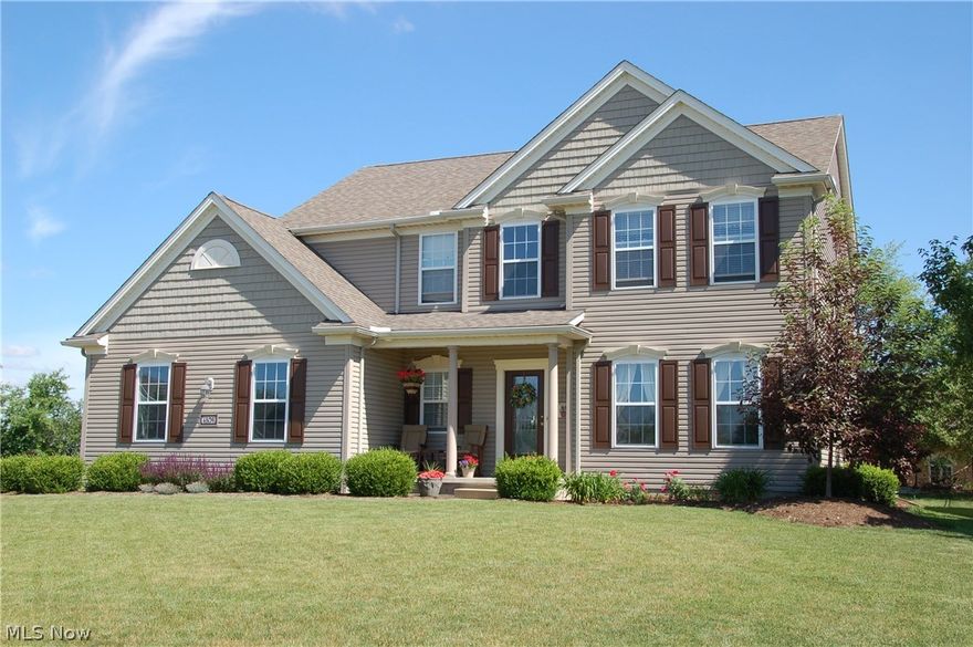 Well maintained colonial on a beautiful, quiet lot.  A leaded front door enhances the two story foyer. Bright and sunny kitchen with morning room has newer ceramic flooring and newer granite counter tops (’16), maple cabinets and a large center island. The kitchen flows into the cozy great room which has a gas fireplace, newer carpeting (’16) and freshly painted (’16). A dramatic formal dining room puts the finishing touches to the first floor. Second floor has large master bedroom and three nice sized bedroom. The backyard is perfect for you to enjoy the beautiful summer evenings. Backyard backs up to Trillium Creek medical facility. Call today to make your appointment to see this lovely home.
