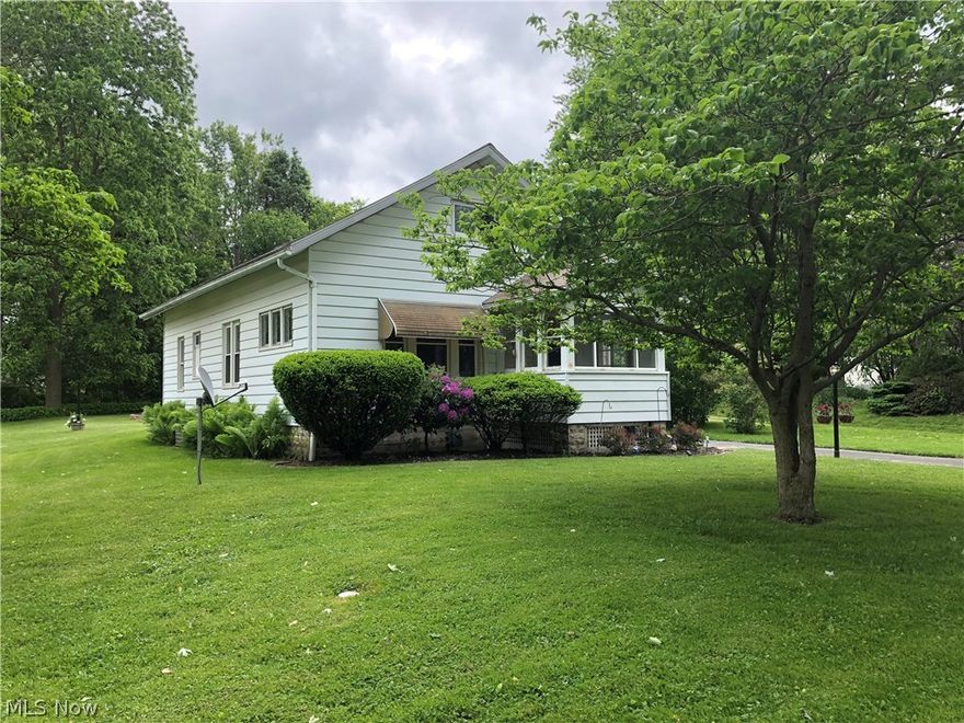 Cute & quaint 2 bedroom home on a double lot in Saybrook Twp. Home in completely updated. This  home features many updates including brand new carpet, newer windows, hot water tank is about 4 yrs old, oak kitchen cabinets, newer counter tops just to name a few. The walk up attic is floored and could easily be converted into a third bedroom. The garage is an extra deep, one car detached. Both roofs are 5 years old,  All appliance will stay including washer and dryer. Nothing to do but move in this well maintained beautifully redone home!