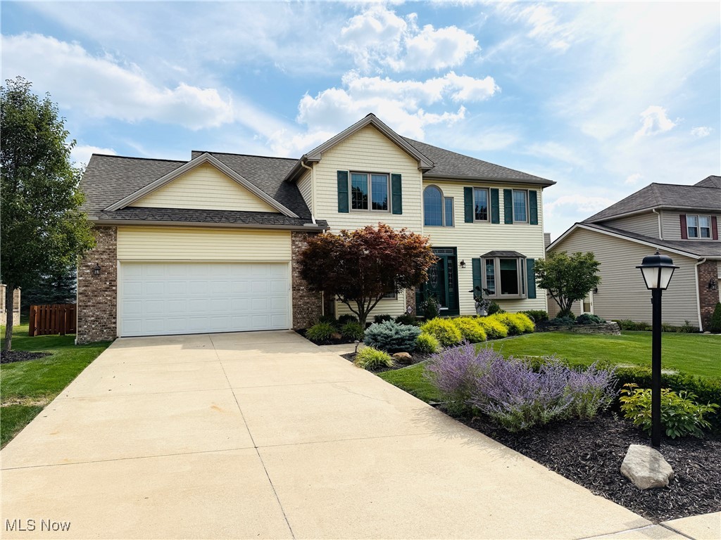 Don't miss your chance to own this beautifully updated 4-bedroom, 3.5 bath colonial tucked away on a private cul-de-sac in one of Strongsville's most sought-after neighborhoods. With over 3,000 sq.ft. of living space plus a finished basement, this home has been meticulously maintained and thoughtfully upgraded by only its second owners since being built in 1997. From the moment you step into the two-story foyer, you'll notice the attention to detail and quality finishes that sets this home apart. The main floor features Bella Natural Hickory flooring, elegant tray ceilings, and crown molding. The fully renovated kitchen (2023) showcases maple cabinetry, quartz countertops, ceramic tile backsplash, a center island with breakfast bar, and stainless-steel appliances less than one year old, all opening into the spacious family room with a cozy gas fireplace. Upstairs, you'll find four bedrooms including a stunning primary suite with a spa-inspired bath featuring a dual vanity with quartz tops, a free-standing soaking tun, and a walk-in ceramic tile shower (2018). The additional bedrooms all feature brand new carpet (2025) and share a beautifully refinished hall bath with modern tile and fixtures. The lower level is designed for entertaining and flexibility, offering a large rec room with heavy-duty waterproof LVP flooring, a full bathroom and a bonus room perfect for an office, gym, or studio. Notable updates include:
BRAND NEW HVAC SYSTEM installed in February 2025 with a 10-YEAR TRANSFERABLE WARRANTY, providing peace of mind for years to come. The home also features exterior trim lighting, adding charm and curb appeal year-round. Outdoors, enjoy the new Timber Tech PVC deck (2023) overlooking a fenced backyard with a storage shed. Beyond the property itself, the Basswood Circle neighborhood offers exceptional amenities, including NEWLY RESURFACED PICKLEBALL COURTS AND A COMMUNITY PLAYGROUND
- perfect for recreation and gatherings with family and friends.
