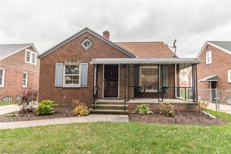 Welcome to this charming maintenance free brick home in West Park. This home offers three spacious bedrooms and one and a half baths. A large eat in kitchen with plenty of cabinets and counter space. Perfect if your cooking for one or your entertaining the family.  Finished rec room with a bar and half a bath.  A detached one car garage.  Backyard is fenced in and includes a covered patio for all of your entertaining. The home is located on a lovely tree lined street. The seller is providing a Home Warranty from America's Preferred for added peace of mind. Located just minutes from the highway, shopping and restaurants. Schedule your showing today!