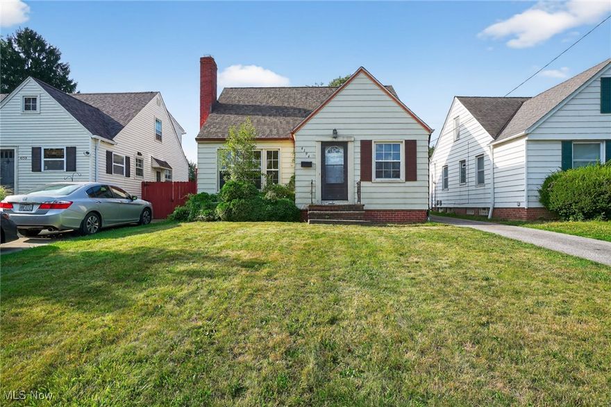 Welcome to 4194 Stilmore Rd, a charming single-family home located in South Euclid, OH. Built in 1946, this cozy home boasts a classic design with a welcoming front porch, perfect for enjoying the neighborhood. With a total of 1 bathroom and 1,050 sq.ft. of finished living space, this home offers a comfortable and functional layout. The bathroom is spacious and well-maintained, providing convenience for everyday use. Situated on a generous lot size, this property offers plenty of outdoor space for gardening, entertaining, or simply enjoying the fresh air. The possibilities are endless for creating your own outdoor oasis in this peaceful neighborhood. Whether you're looking for a starter home, downsizing, or seeking an investment property, 4194 Stilmore Rd presents a great opportunity to make this house your own. With its convenient location in South Euclid, you'll have easy access to nearby amenities, schools, parks, and more. Don't miss out on the chance to own this lovely home with timeless appeal. Schedule a showing today and envision the possibilities that await you at 4194 Stilmore Rd.