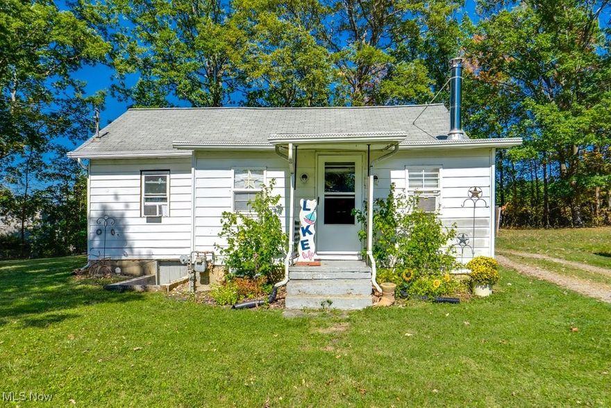 Welcome to this beautifully updated ranch-style home featuring 2 spacious bedrooms and 1 full bathroom with convenient main floor laundry located right in the bathroom. Completely remodeled in 2022, this home showcases a stunning new kitchen with all-new appliances, a fully updated bathroom, and brand-new windows throughout, offering modern comfort and energy efficiency.

Enjoy comfortable living with gas heating and window unit cooling. You'll love the oversized detached 2-car garage, providing ample space for vehicles, tools, or hobbies, plus an additional oversized shed offering even more room for storage or projects. The property also includes a partial, unfinished basement—perfect for extra storage or future possibilities.

Constructed with a mix of metal, wood, and vinyl siding and topped with a durable asphalt roof, this home combines functionality, low-maintenance living, and thoughtful updates. Whether you're starting out, downsizing, or simply looking for a move-in-ready home with modern upgrades and charm, this one has it all.