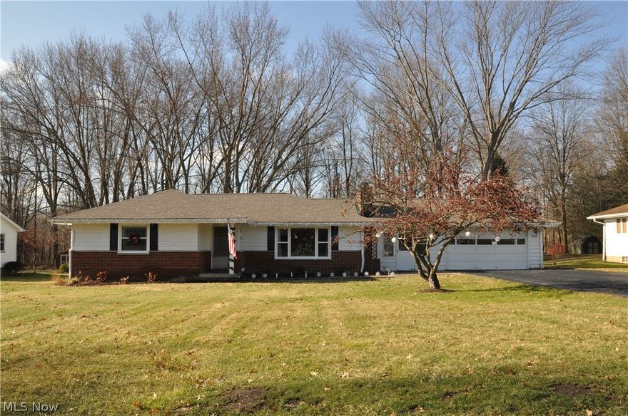 Lovely, spacious 3 bedroom ranch w/beautifully refinished hardwood floors, remodeled kitchen w/granite counters, new stainless appliances, new vinyl flooring & ceramic backsplash, remodeled bath w/double vanity  ceramic flooring, large living room w/fireplace, great breezeway w/fire-stove & fireplace in basement. New furnace in 2015, new roof & chimney cleaned in 2017, new windows, landscaping, most light fixtures, kitchen & bath remodeled in 2018. Park-like back yard w/shed. Home Warranty provided.