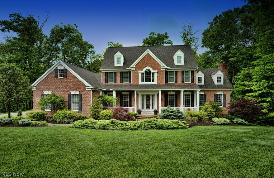 EXCEPTIONAL BRICK MANOR HOME nestled on a gorgeous wooded one acre cul-de-sac lot in Deer Creek Reserve. Unsurpassed quality with the finest attention to every detail. Every room is luxuriously appointed. Superior craftsmanship and custom woodwork throughout. Beautiful Eucalyptus hardwood flooring throughout 1st floor. Stunning and elegant Great room with custom fireplace and tall windows with panoramic wooded views. Gourmet Legacy cherry wood kitchen with Wolf stove, Subzero fridge, beautiful granite counters. Library with embossed ceiling, fireplace and built- ins. Spacious main floor owner's suite with sumptuous private bath with marble floors, vanity tops and tub surround. Year round glass conservatory with amazing views. Finished walkout lower level with theater room, workout room, spa- like bath, wine cellar, spacious office, billiard room and custom bar with three tap kegarator. Expansive, two level composite deck with retractable sunshade and glass firepit. Four car heated gara