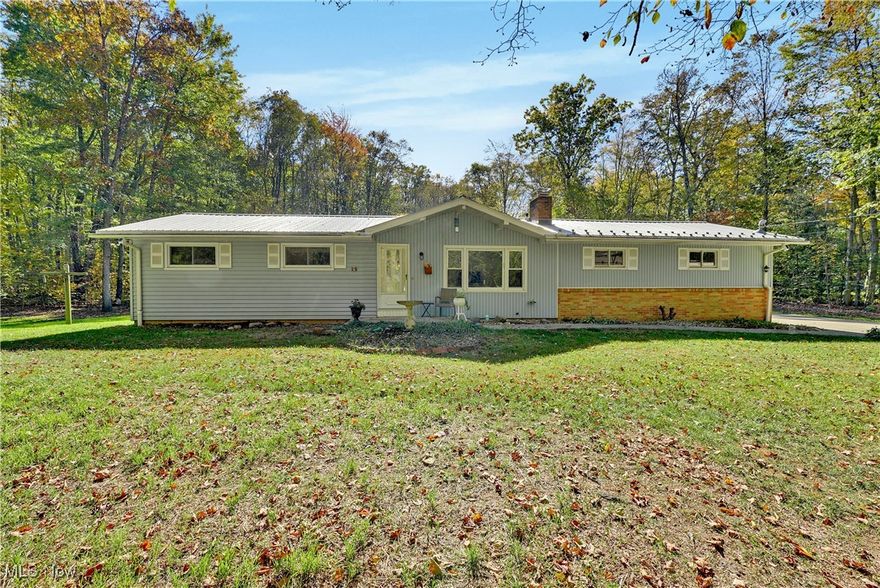 Escape to this beautifully updated country ranch offering a peaceful retreat within the Berkshire Local School District.  Floor plan offers 2 bedrooms with the potential for a 3rd, and 2 full bathrooms. Completely refreshed interior, including a fresh coat of paint and all-new stainless appliances. Mechanical updates throughout have been made adding to your peace of mind. All this sits on a picturesque 1.5-acre wooded lot with a large deck and electrical awning. If "turnkey" country living is what you are seeking, be sure to add this charming property to the top of your viewing list!