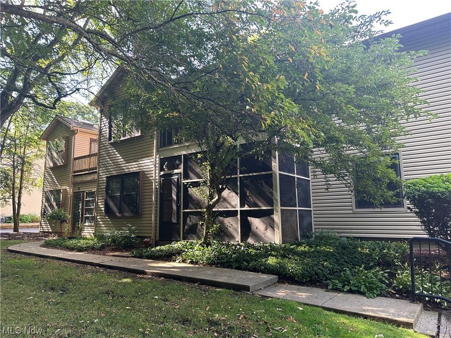 Discover the perfect blend of comfort and convenience in this 3 bedroom 2 bath 1st floor condo.  Framed by nature and tranquility, the screened porch offers serene views of the surrounding woods.  With spacious rooms, a practical layout and provided appliances this condo is ready to move into.  The centerpiece of the living room is a fireplace, perfect for cozy evenings and creating a warm ambiance throughout the colder months.  This property features a 1 car attached garage offering direct and easy entry to the unit and a separate storage room.  Close to everything, restaurants, shopping, etc.  Schedule your appointment today!  Furnace and Central Air 2018.