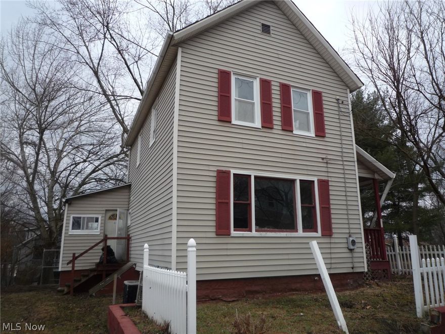3 BR 2 Story in Akron's Goodyear Hts neighborhood.  Front porch. Big Kitchen, spacious rooms.  Dead end street.  Stores and restaurants nearby.  This is a Fannie Mae HomePath Property.