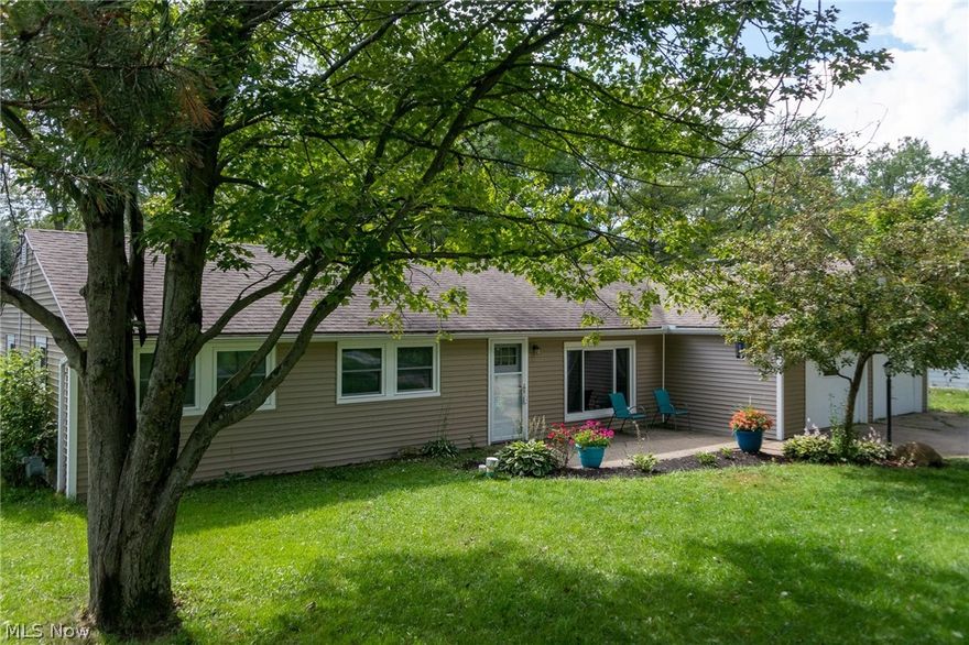Wonderful and updated ranch home located in the Briar Root Manor development conveniently located to the schools, eateries and shopping. Newly sided in 2018 with low maintenance vinyl siding, all new energy efficient windows 2019, new steel front door 2018, roof is only 5 years new and the gutters only 4 years so the exterior is all set for your enjoyment & energy efficiency! Huge neighborhood yard offers plenty of room for gardening, entertaining & grilling and the shed is great for the yard & gardening tools & toys. Home offers a double driveway with plenty of area to park an RV, Boat or multiple vehicles and a grand size garage with its own 'man' cave or hobby shop complete with heat & electrical galore! The 3 bedrooms are one one end to allow for the active living space while others are sleeping, some new carpet as well! The large living room and hallway have new laminate flooring for easy cleaning & maintenance free! The kitchen has new trim throughout and has lots of storage and