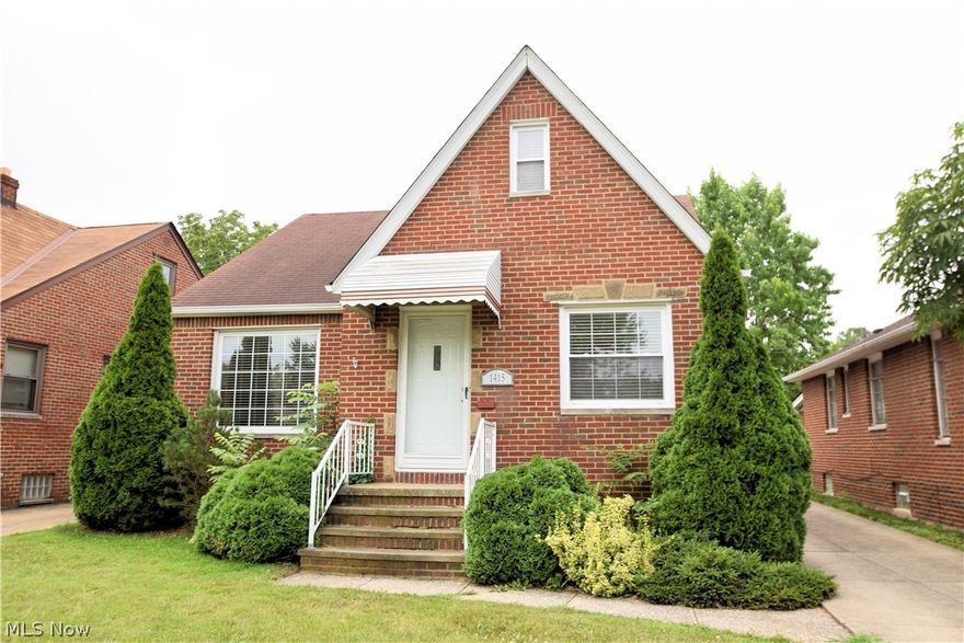 Beautiful move in ready bungalow! Almost 2000 sq feet of finished space. Spacious living room and open to eat-in kitchen with all appliances staying! Two bedrooms and full bath complete the first floor. Upstairs you will find 2 additional bedrooms. Large rec room, full bath, glass block windows and laundry utility space in basement. Newer roof, electric panel and more! Schedule to see today, won't last long! One Year Home Warranty Included!