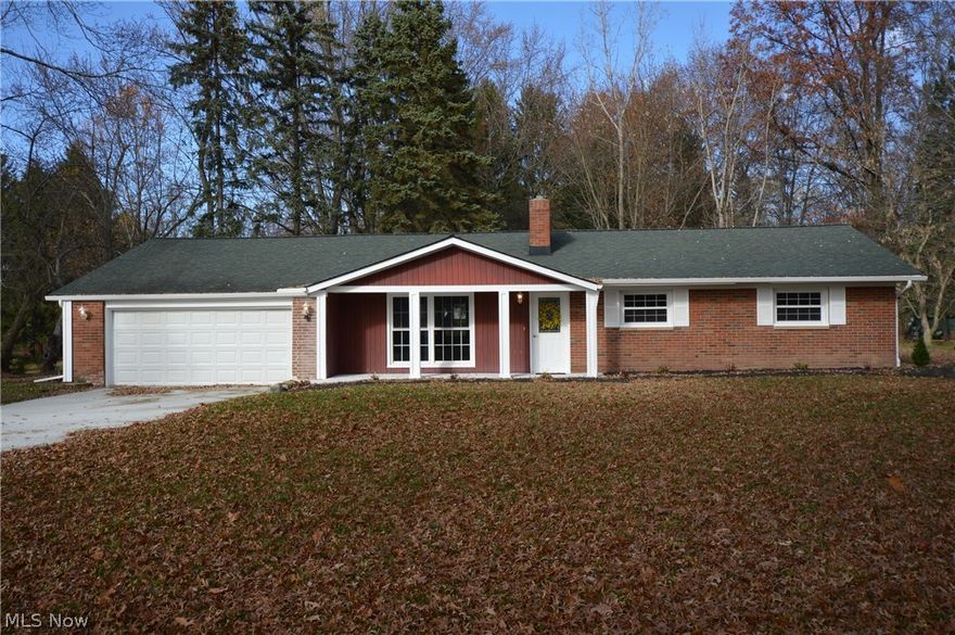 Open Sun 12/27 1:00 - 2:30 PM. Easy first floor living sprawling all brick ranch completely remodeled on .5 acre. Open concept living featuring 3 generous bedrooms, 15' master suite with bathroom, 2 more bedrooms and 2nd full bathroom. Large family room addition with offset laundry and sliders to covered patio overlooking wooded yard. This home includes many new updates in 2015 including: paint, gutters, windows and sliding glass door, central air conditioning, concrete driveway, patio, bathroom, kitchen, and more. The roof and furnace have also been updated within the last 5 years.