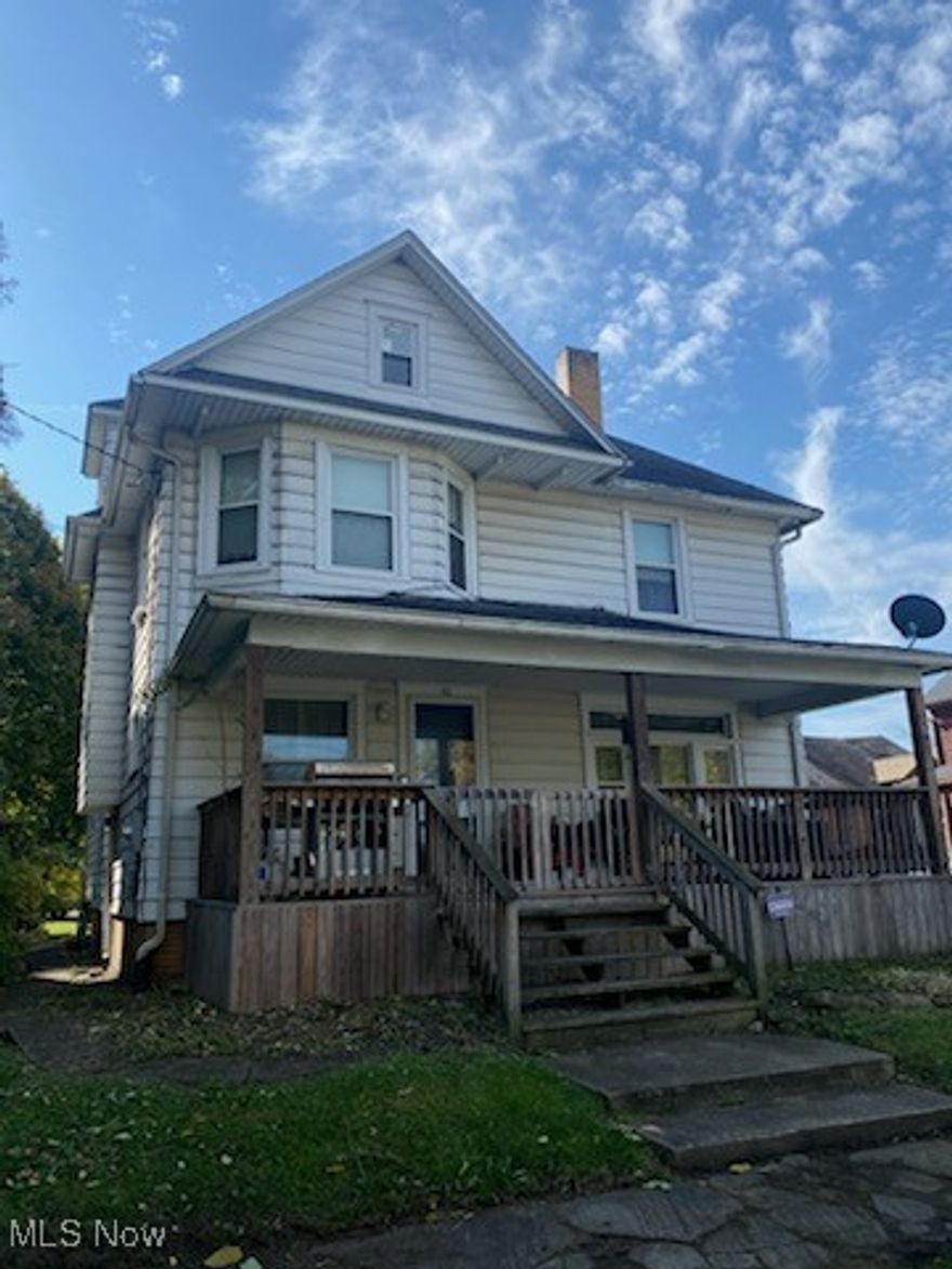 Calling All Fixer-Uppers/Investors. This one is just waiting for a New Owner to take over this Beauty. Potential for a multi-unit. 4 Bedrooms upstairs, one has been converted into Laundry. Attic has updated drywall. Amazing Woodwork throughout. Downstairs Living, Dining and Entry all have Hardwood Floors. Roof, Boiler System, Hot Water Tank and Many Windows have been recently updated. Detached Garage has a Loft. Garage sets behind home with entry by back alley way. Home is Selling AS-IS. Full Furnishings and many of Seller's Possessions are currently being Packed for Auction and Removal. Additional Possession will be needed.