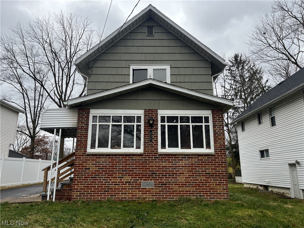 Nice two story home in the heart of Cuyahoga Falls. The first floor living room and dining rooms flow nicely together with an open floor plan. The large kitchen provides plenty of counter space and cabinets and is steps from the dining room. Upstairs are two nice sized bedrooms and another room overlooking the backyard with plenty of windows.