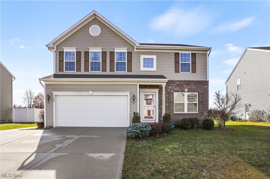 4169 Whitestone Road -- Built in 2012, this 4 bedroom/3.5 bath property located in desirable Sterling Green is ready for it's new owner! Over 3,000 sqft of living space throughout; just shy of 2,400 sqft on the main two levels, with an additional 700 sqft of finished space in the basement. 9-foot ceilings throughout.  Inviting curb appeal w/ a front porch and brick accents. The front foyer area is ideal for a sitting room, office space, additional dining, or a play area. Half bath is off of the foyer area leading into the open concept kitchen and living area, featuring a gas-fireplace. The kitchen makes hosting a breeze with ample cabinets, countertops, a pantry and an island. All-seasons room with so much natural light leading to the back patio & pond views. Full wrought iron fencing encloses the backyard. Upstairs boasts the 4 spacious bedrooms and 2 full baths including the primary en-suite with double closets. Conveniently located second floor laundry. The full basement is mostly finished with two separate living spaces and has a full bathroom! Plenty of space in the unfinished storage room with a newer tankless water heater. 2-car attached garage. Seller is offering a $5,000 carpet + paint credit/allowance. Brimfield Township. Field Local Schools. Tucked away in sought-after neighborhood with sidewalks yet close to restaurants, shopping, I-76, KSU, and NEOMED. Don't let this opportunity pass you by!