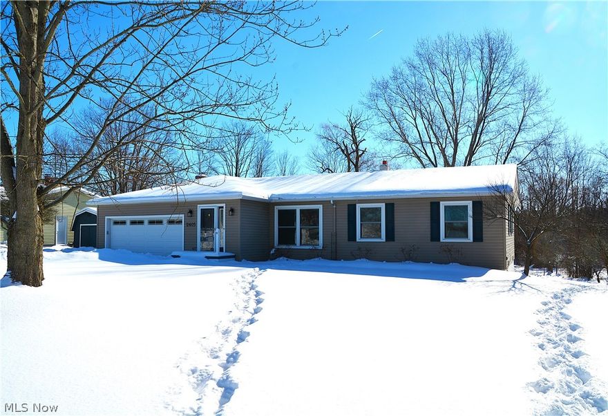 Charming ranch home offering three bedrooms with a spacious, functional layout. Features include a formal living room, formal dining room, and a family room with a wood-burning fireplace and sliding glass door leading to the deck which overlooks the large backyard. The bright, cheery kitchen includes a window over the sink with backyard views, plus a newer range and refrigerator. Original wood floors exist in many of the rooms adding warmth and character to the home complemented by newer windows throughout. The full walk-out basement provides excellent storage or future potential living space. Conveniently located in Hinckley with easy access to major highways. 
Buyer to verify room sizes and taxes
