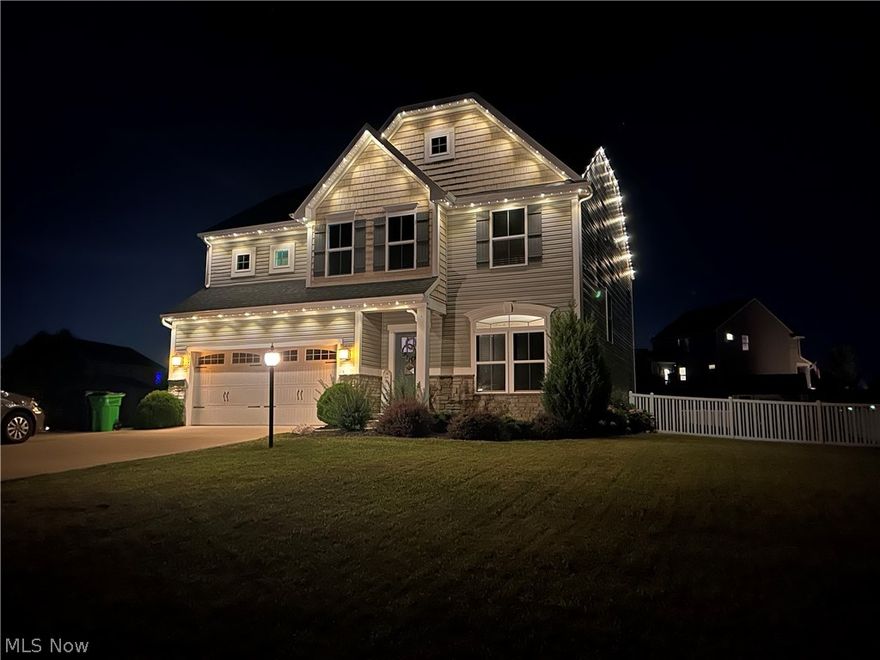 Welcome to this beautiful 5-bedroom, 3.5-bath home in Medina, Ohio, offering the perfect blend of luxury, functionality, and outdoor living in one of Medina County’s most desirable areas! This move-in ready Medina home features an upgraded exterior of your dreams, complete with app-controlled built-in exterior lighting, a private backyard oasis with pool, pergola, composite deck, stamped concrete patio and fully fenced yard—perfect for relaxing, entertaining, and enjoying Ohio summers.

Step inside to discover a spacious open floor plan with a huge kitchen featuring granite countertops, abundant cabinetry, and a walk-in pantry—a dream for organization and everyday living. The kitchen flows seamlessly into the main living space, making it ideal for hosting and gatherings. A convenient entryway from the garage (mudroom-style access) adds functionality and keeps daily life organized.

Upstairs, you’ll find five generously sized bedrooms, including a primary suite with en-suite bath, offering comfort and privacy. With 3.5 bathrooms, this home provides space and convenience for families of all sizes.

The finished basement adds incredible versatility, featuring a private office, additional bedroom with egress window, and flexible living space perfect for a guest suite, home gym, or recreation area—ideal for today’s work-from-home lifestyle or multi-generational living.

Step outside and fall in love with the fully fenced backyard retreat, where the pool and pergola create a resort-style setting. Whether you're entertaining or unwinding, this outdoor space truly sets this home apart from other Medina homes for sale.

Located in Medina, Ohio, this home offers easy access to shopping, dining, parks, and top-rated schools, while providing a peaceful suburban feel.

If you’re searching for a Medina 5-bedroom home with pool, walk-in pantry, finished basement, smart exterior lighting, and fenced yard, this one checks all the boxes!