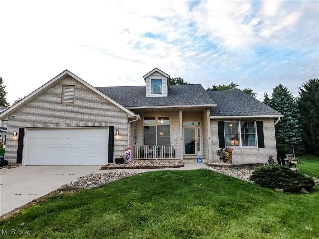 Located in a highly desirable area of Wooster, centrally located - 3 bedroom, 2 bath, single - story home. It has a nice open feel with kitchen, breakfast bar, Informal dining and/or a Formal Dining room. The split bedrooms with the Master on one side of home and additional bedrooms on the other side is another popular feature. There is a possible 4th Bedroom - or - Formal Dining Room as you enter home from Foyer (current owner uses as a home office/reading room). Plenty of Storage & closets space. Kitchen has a built-in Pantry and desk to the side. Great Room and Kitchen are combined and open which is great for gatherings with family or friends. The back yard has large Patio and the Hot tub is surrounded by vinyl privacy fence and its just steps off the Great Room. The large side yard has sprinkler system already in place for the buyer with a green thumb (current owner has disconnected the sprinkler main valve which could be reconnected by simply adding the valve and joining pipes again. The seller in 2025 has had a new furnace, air conditioning and water heater installed. Newer updates include: Appliances, Counters , Bedroom carpets, flooring in office and master bath and new security system with entry camera. Large full basement, ready to finish with a rough-plumbed bath and protective system on foundation walls that was done by previous owners just as a preventative measure. All this on a cul-de-sac at the end of a dead end street.