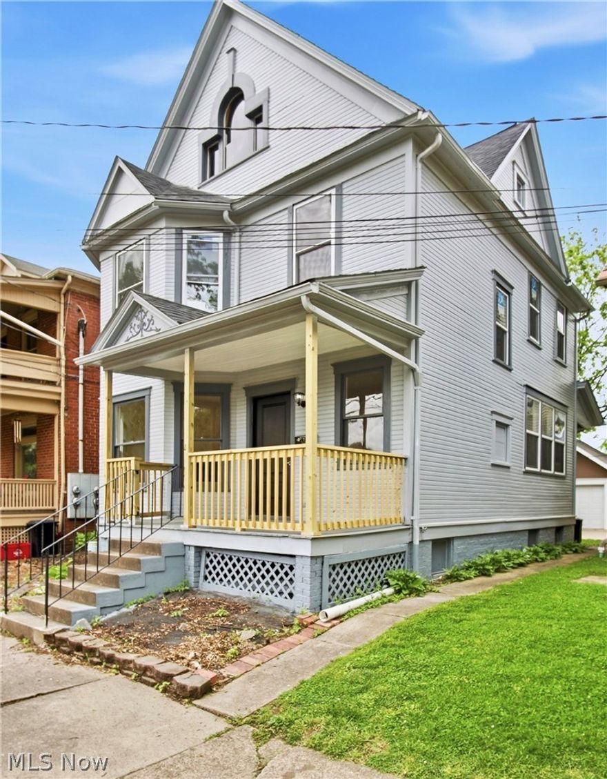Completely renovated and thoughtfully restored, this move-in ready home has been brought back to life from top to bottom! With major updates already completed, you can enjoy peace of mind and immediate possession from day one. Nearly every major mechanical has been replaced, including a new 90% efficient furnace, central HVAC system, hot water tank, updated plumbing, new electrical box, wiring, and new exterior service. A new roof adds even more long-term value and reliability. Inside, you’ll find fresh updates throughout including new flooring, some new drywall, and an updated kitchen! The kitchen offers new cabinetry, countertops, and brand-new appliances including the stove, dishwasher, and microwave. Convenient 1st floor laundry is located just off the kitchen for everyday ease. The main level features a full bathroom, while the upper level offers a second full bath and 3 generously sized bedrooms. Some upstairs windows have also been replaced. A walkout basement provides excellent storage space and added convenience. Located in the Marietta Local School District, this beautifully updated home offers the perfect blend of character, comfort, and modern improvements. Move-in ready and immediate possession available!