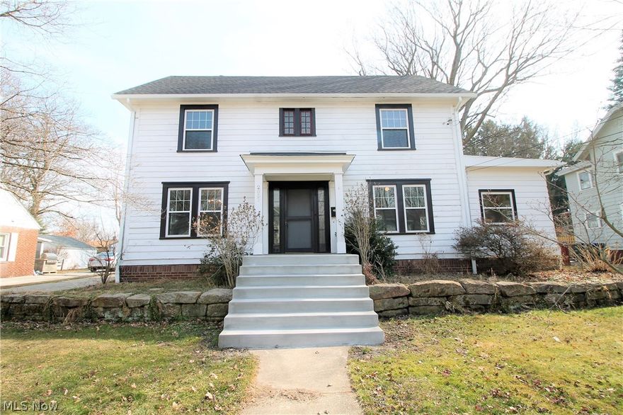 Pristine beauty in this charming five bedroom, one full & half bath colonial home. Come on up the new front steps through the front door to the inviting, & magnificent dining room or living room, family room. Family room offers a new fireplace surround & mantle Amish custom built, abundant of new windows to let the natural light shine this spectacular home. Off of the family room there is an extra room with built in shelves that could be used as a playroom/office/mudroom etc. New bright, kitchen has custom built Amish cabinetry with under lights & tile back splash, Quartz counters, new stainless appliances, plenty of room for extra pantry & room for a small table. There is a new redone half bathroom on the first floor. Upstairs you find three bedrooms with walk in closets & a bright, fabulous, high end remodeled full bathroom. Going up more stairs you will find two more bedrooms & an office, workout, playroom etc. This home offers so much! The full unfinished basement is very clean. Ou