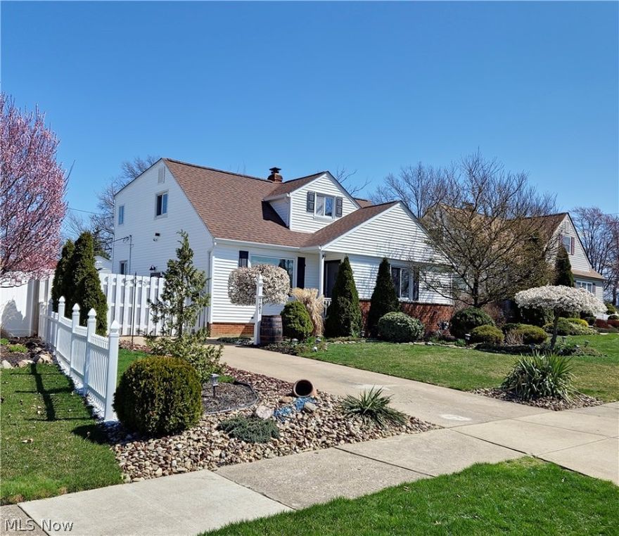 You will fall in love with this beautiful 5 Bedroom / 2 Full Bath Cape Cod with Gorgeous Landscaping and an Amazing Backyard with Deck, Pond and Multi-level Stone Patio!!! Enjoy the Updated Kitchen with Granite Counters, White Shaker Cabinets, Stainless Appliances and Ceramic Flooring. Entertaining will be easy with the convenient 4 Season Room w/luxury vinyl flooring, Dining Room and Daylight Filled Living Room. Large Master Bedroom, a second Bedroom and full Updated Bath complete the main floor. Upstairs you will find an additional Master and 2 more Bedrooms with an Updated Full Bath. Don't miss the fabulous full finished basement / recreation room which is also great for entertaining and an abundance of storage on all three floors. Additional updates include: Storm Doors* Irrigation System* 30 Year Roof (2011)* Hot Water Tank (2020)* Gutters (2023)* Furnace and AC (2021). This is an amazing home.