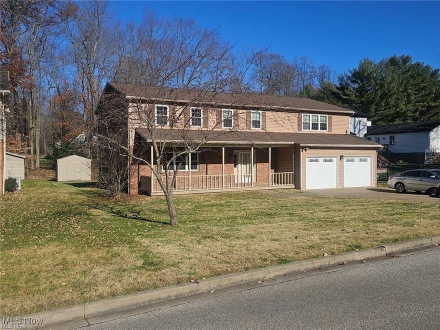 NEW ROOF!! Spacious 5-bedroom, 3 full baths, and 1 half bath.  Two owner suites with walk-in closet and full bath, all on the 2nd level.  Two laundry options, one on the main floor in the mud/utility room just off the garage, the other on the 2nd floor, convenient to bedrooms. Remodeled kitchen boasts custom cabinetry with all the extras, plus separate wine storage and beverage center, gas Jenn-Air cook stove,  3/4" Brazilian Koa hardwood flooring from entry to kitchen and half bath.  Atrium doors off of kitchen to a large screened-in porch and deck for extended outdoor living.  The family room has a gas fireplace and plenty of natural light.  Just off garage is a mud room housing a 2024 HVAC and h20 with 1 of 2 washer/dryer hook-ups.  2013 Wincore windows, 2024 HVAC, 2011 hot water tank.  If you're needing space for all the kids, this is it!  Call for private tour asap!