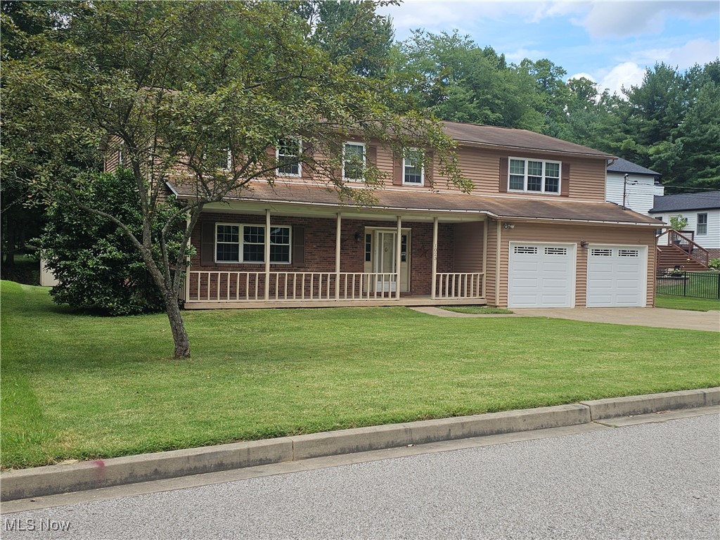 Spacious 5-bedroom, 3 full baths, and 1 half bath. Two owner suites with walk-in closet and full bath, all on the 2nd level. Two laundry options, one on the main floor in the mud/utility room just off the garage, the other on the 2nd floor, convenient to bedrooms. Remodeled kitchen boasts custom cabinetry with all the extras, plus separate wine storage and beverage center, gas Jenn-Air cook stove, 3/4" Brazilian Koa hardwood flooring from entry to kitchen and half bath. Atrium doors off of kitchen to a large screened-in porch and deck for extended outdoor living. The family room has a gas fireplace and plenty of natural light. Just off garage is a mud room housing a 2024 HVAC and h20 with 1 of 2 washer/dryer hook-ups. 2013 Wincore windows, 2024 HVAC, 2011 hot water tank. If you're needing space for all the kids, this is it! Call for private tour asap!