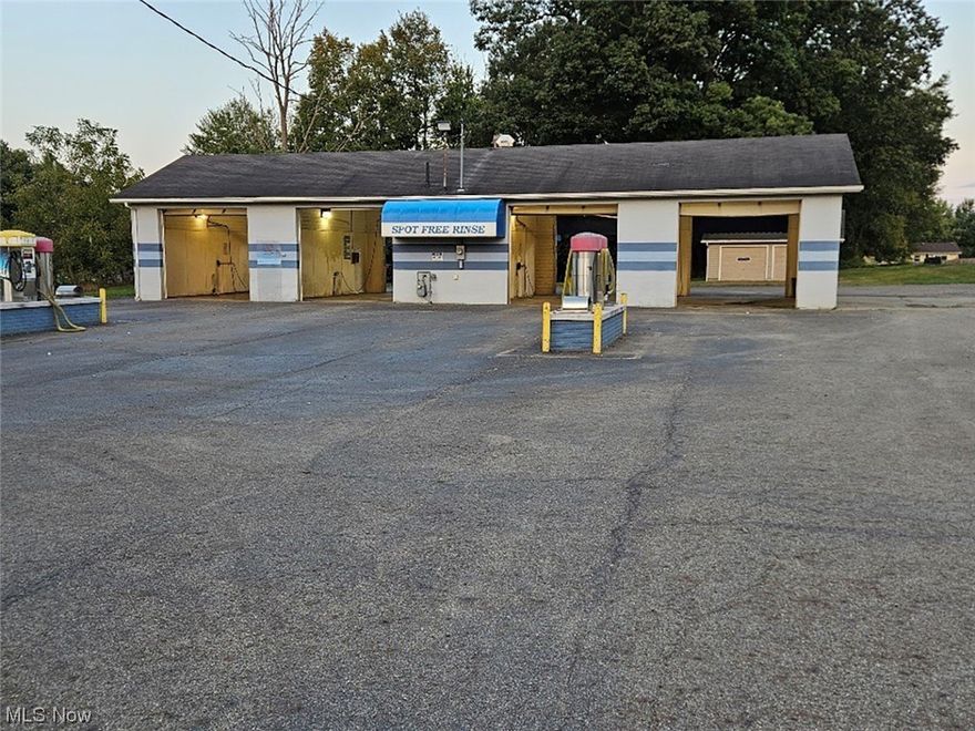 Opportunity Presents – Online Real Estate Auction - Brewster Car Wash – 4 Bay Self-Serve - Coin Operated Vacs – 1.2-Acre Corner Lot - Public Utilities – Brewster, OH - ABSOLUTE AUCTION, all sells the highest bidder online only. Preview location: 672 Wabash Ave., Brewster, OH 44613. ONLINE BIDDING STARTS: FRIDAY – OCTOBER 27, 2023 – 1:00 PM AND ENDS: THURSDAY – NOVEMBER 2, 2023 – 1:00 PM. Stark County parcel #7001551 features a good brick 4-bay self-serve car wash with all equipment including coin-operated vacs. Corner lot with good exposure on SR 93. 1.2 acres total, public water & sewer. Join us for the preview on Tuesday, October 31, from 11:00 AM – 1:00 PM, or stop anytime and check it out. Property sells online only. Owner to keep operating until deed transfer. Check zoning for your particular needs. Great investment opportunity. Terms On Real Estate: 10% down auction day, balance due at closing. A 10% buyer’s premium will be added to the highest bid to establish the purchase price. Any desired inspections must be made prior to bidding. All information contained herein was derived from sources believed to be correct. Information is believed to be accurate but not guaranteed.