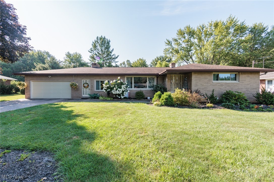 Welcome to 5871 Cottonwood Drive — tucked away in one of the most sought-after, quiet cul-de-sac neighborhoods within Clearview Schools. This stunning, updated, custom-built brick ranch blends timeless quality with modern comfort, showcasing exceptional craftsmanship and meticulous pride of ownership throughout. Offering 3–4 spacious bedrooms and 2.5 bathrooms, this turnkey home has seen numerous recent updates. The inviting family room features a cozy fireplace, while the kitchen has been beautifully reimagined with shaker cabinets, stainless steel appliances, and under-cabinet lighting. Additional upgrades include a gorgeous renovated bath, replacement windows, glass block accents, and more. Step outside to your private backyard oasis — complete with a magnificent pool, park-like fenced yard, and an outbuilding for tools, toys, or pool equipment. The expansive lower level, with its separate entrance, offers in-law suite possibilities along with an additional bedroom and full bath, exercise room, and workshop.